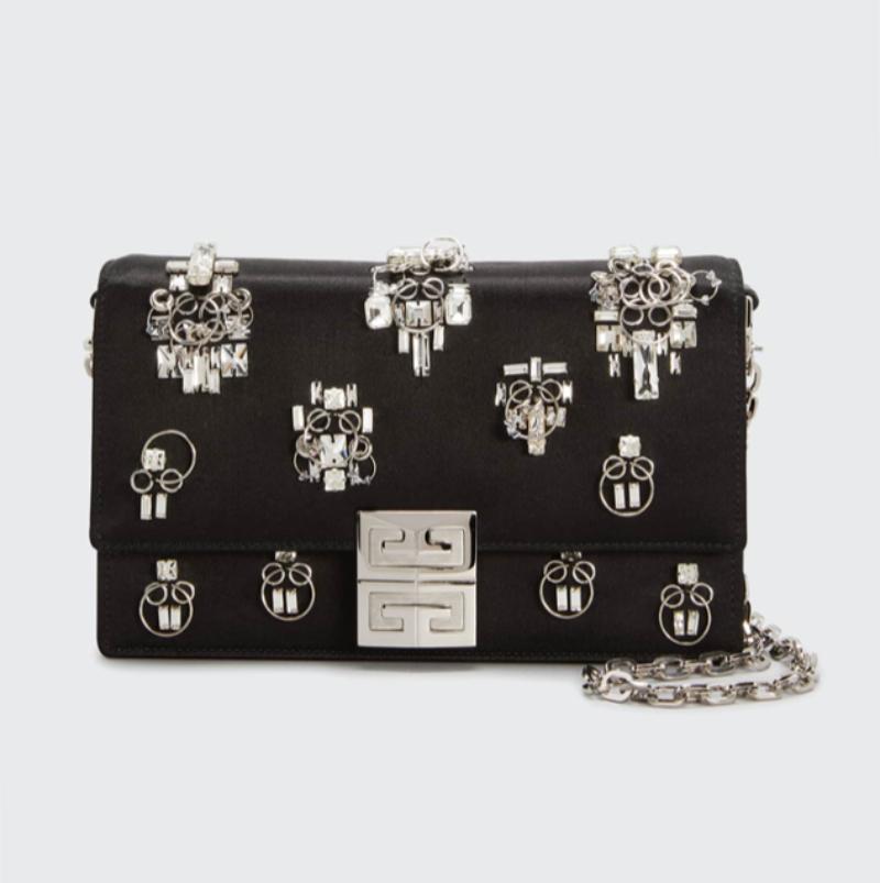 Small 4G Embellished Chain Shoulder Bag