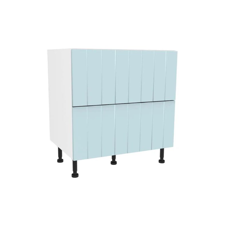 Country Light Blue 800mm Pan Drawer Premium Unit