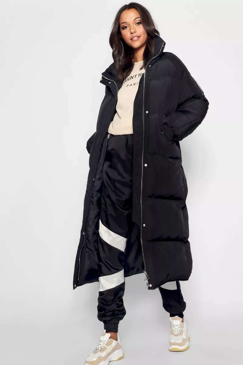 Tall Longline Padded Coat