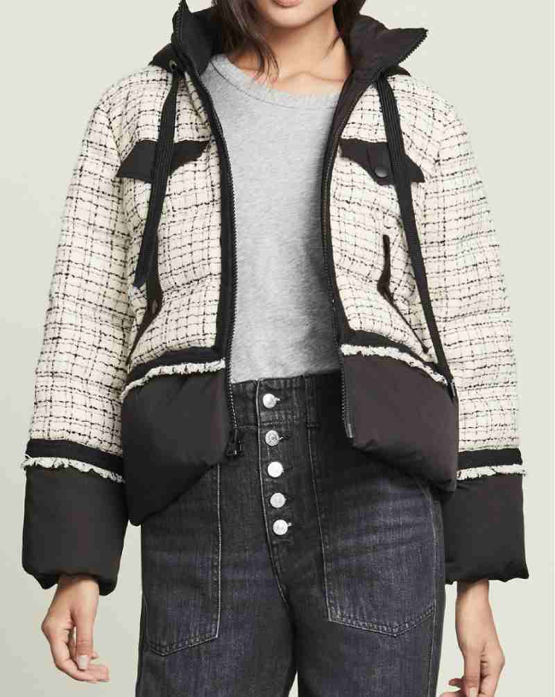Camrose Tweed Puffer Jacket