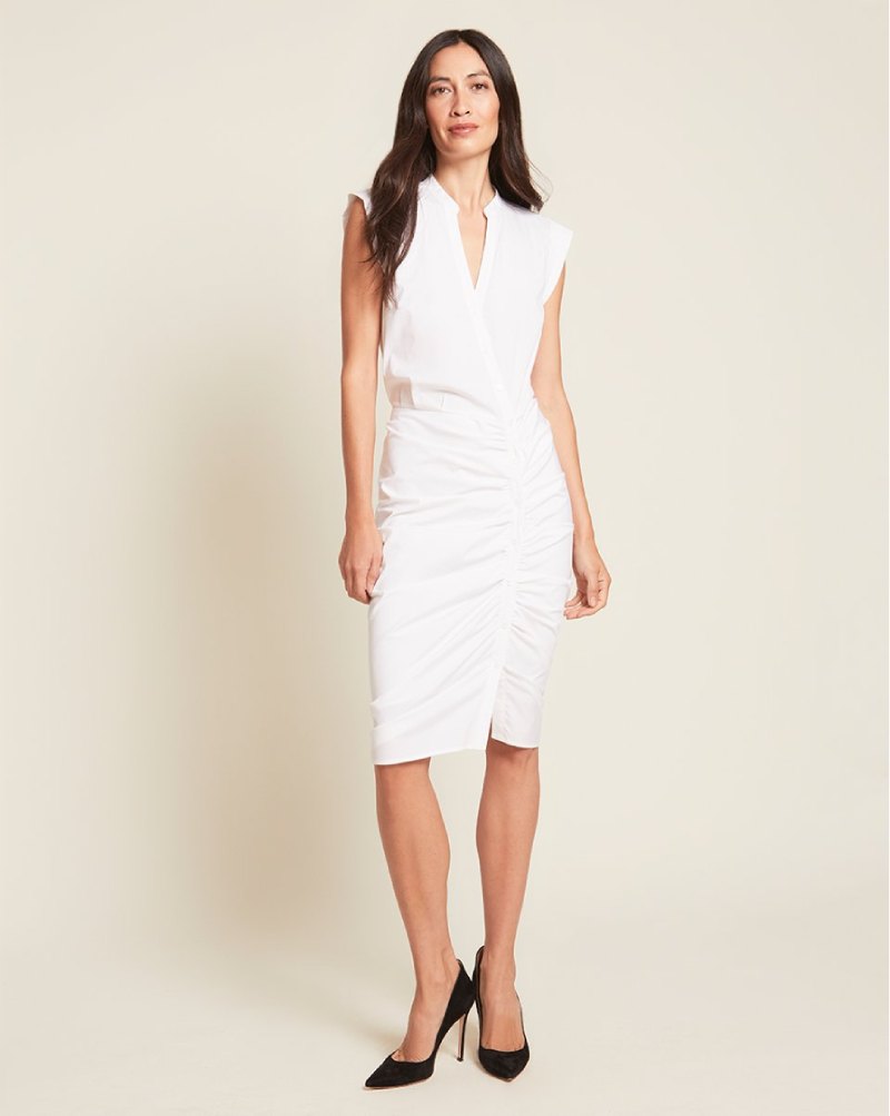 Ruched Shirtdress